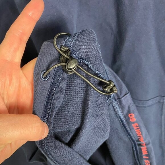 NEW Rhone Bolina Henley Hoodie Blue Size XLarge 2021 Lightweight Hooded Hood XL - Picture 8 of 12